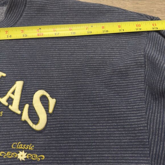 VTG Tee jays St. Thomas US Virgin Islands Sweatshirt Crewneck XL 90s Stripe USA - Picture 6 of 9